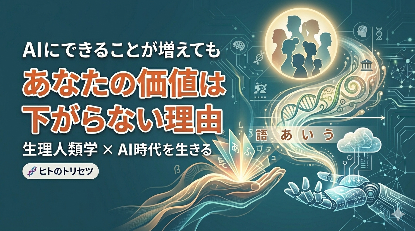 AIにできることが増えていく。それでも、あなたの価値は下がらない理由